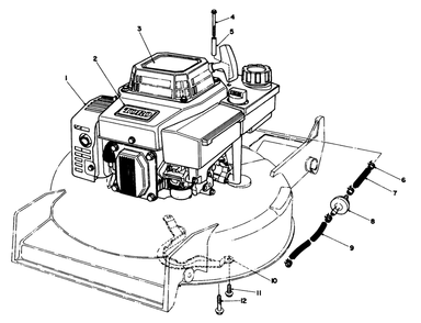 Engine Assembly Diagram and Parts List for 20622 6000001 - 6999999 Toro Lawn Mower