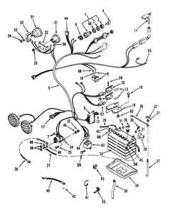 Electrical System Diagram and Parts List for 73380 3900001 - 3999999 Toro Lawn Tractor