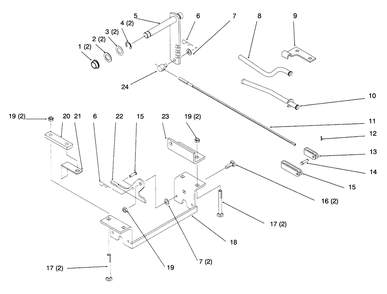 Part Location Diagram of 110044 Toro DISCONTINUED