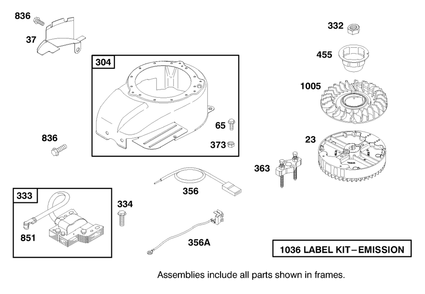 Engine Gts-200 Diagram and Parts List for 26638 8900001 - 8999999 Toro Lawn Mower