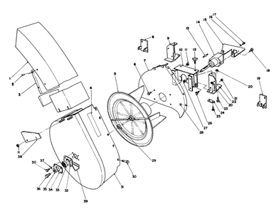 Grass Collection System Model No. 30576 (Optional) Diagram and Parts List for 30718 1000001 - 1999999 Toro Lawn Tractor