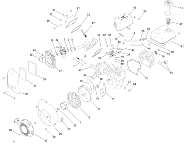 Engine Assembly No. 147-4290 Diagram and Parts List for 58610 322000001 - 322999999 Toro Edger
