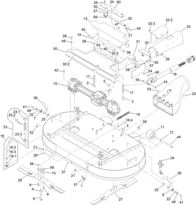 Part Location Diagram of 75-3960 Toro Spring-Torsion, Lh (Yellow)