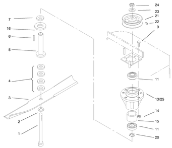 Part Location Diagram of E403167 Toro DISCONTINUED