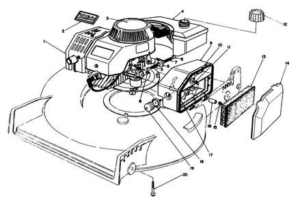 Engine Assembly Diagram and Parts List for 20584C 9000001 - 9999999 Toro Lawn Mower