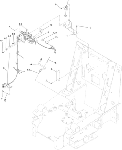 Wire Harness, Temperature Sensor  And Shield Assembly Diagram and Parts List for 22322 407400000 - 407999999 Toro Lawn Tractor Accessories