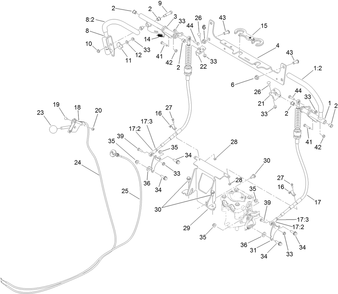 Control Assembly Diagram and Parts List for 79548 (313000001-313001000)(2013) Toro Lawn Mower
