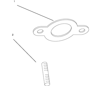 Exhaust Diagram and Parts List for 72104 7900001 - 7999999 Toro Lawn Tractor