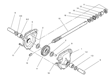 24" Auger Gearcase Assembly No. 74-1560 Diagram and Parts List for 38083 8900001 - 8999999 Toro Snow Blower
