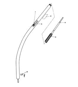 Shaft & Tube Assembly Diagram and Parts List for 51613 4000001 - 4999999 Toro Trimmer
