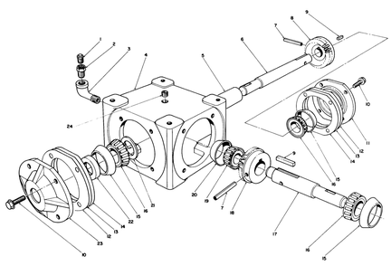 44" Snow Thrower Model No. 30761 (Optional) (Continued) Diagram and Parts List for 30718 2000001 - 2999999 Toro Lawn Tractor