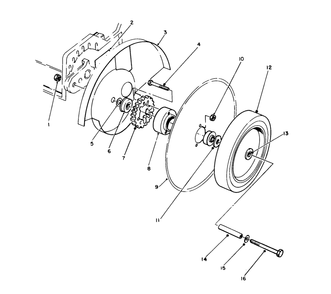 Edger Kit No. 59125 (Optional) Diagram and Parts List for 16212 4000001 - 4999999 Toro Lawn Mower
