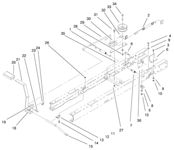 Traction Clutching Components Diagram and Parts List for 71198 9900001 - 9999999 Toro Lawn Tractor