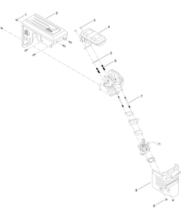Intake And Exhaust Assembly Diagram and Parts List for 38819 409000000 - 411499999 Toro Snow Blower