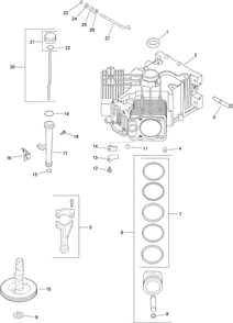 Part Location Diagram of 24-755-108-S Kohler GASKET SET