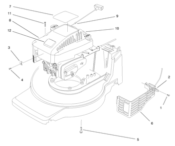 Engine Assembly Diagram and Parts List for 20804 8900001 - 8999999 Toro Lawn Mower