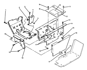 Hoodstand Assembly Diagram and Parts List for 73520 5900178 - 5999999 Toro Lawn Tractor