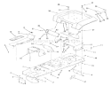 Part Location Diagram of 113871 Toro Frame-B Chassis R