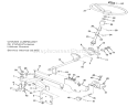 Front Axle And Steering (Mower Hanger) Diagram and Parts List for F2-09K401 1988 Toro Lawn Tractor