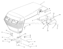 Frame, Sheet Metal And Covers Diagram and Parts List for F2-09K401 1988 Toro Lawn Tractor