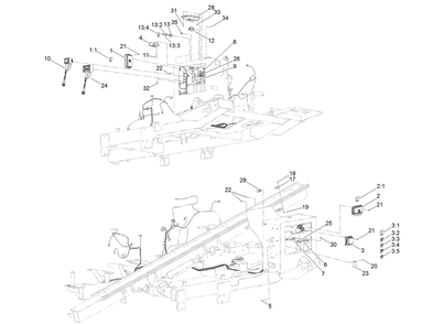 Travel Pendant And Life Jacket Assembly Diagram and Parts List for 23898 400000000 - 999999999 Toro Lawn Tractor Accessories