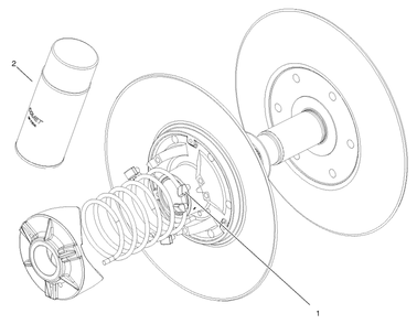 Driven Clutch Assembly No. 99-7104 Diagram and Parts List for 12004 240000001 - 240999999 Toro Lawn Tractor