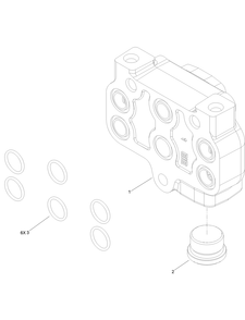 Outlet Section Assembly No. 139-1347 Diagram and Parts List for 22983 413000000 - 999999999 Toro Lawn Tractor Accessories