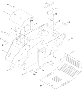 Part Location Diagram of 140-1146 Toro Nut-Clip, U