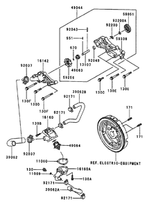 Cooling Equipment Assembly Diagram and Parts List for 74214 (230006001-230999999)(2003) Toro Lawn Mower