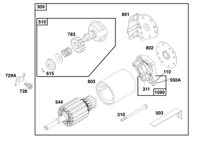 Engine Briggs & Stratton Model 195707-0421-El Diagram and Parts List for 70060 89000001 - 89999999 Toro Lawn Tractor