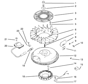 Ignition/Electrical-Kohler Diagram and Parts List for 72045 7900001 - 7999999 Toro Lawn Tractor