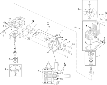 Rh Hydro Assembly Diagram and Parts List for 74938 (313000001-313999999)(2013) Toro Lawn Mower