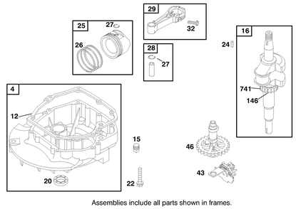 Engine Gts 200 Diagram and Parts List for 20823 9900001 - 9999999 Toro Lawn Mower