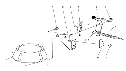 Brake Assembly Diagram and Parts List for 22026 8900001 - 8999999 Toro Lawn Mower