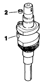 Crankshaft-Engine Kohler Model Cv12.5t Spec. No. 1254 Diagram and Parts List for 30156 100001 - 199999 Toro Lawn Tractor Accessories