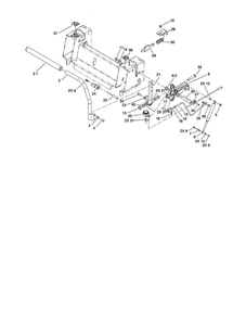 Control Assembly Diagram and Parts List for 74373 290000001 AND UP Toro Lawn Mower