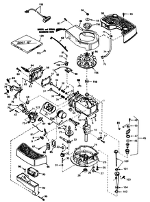 Engine Tecumseh Model No. Tnt 100-10096e Diagram and Parts List for 20718C 5000001 - 5999999 Toro Lawn Mower