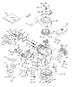 Engine Model No. Lav 30-30454j (Used On 18400) Diagram and Parts List for 18400 1000001 - 1999999 Toro Lawn Mower