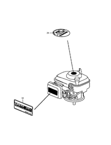 Label Assembly Diagram and Parts List for 02606 (313000001-313999999)(2013) Toro Lawn Mower