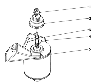Starter Motor Diagram and Parts List for 20660 5000001 - 5999999 Toro Lawn Mower