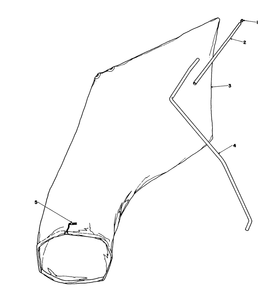 Giant Bagging Kit No. 29-9750 (Optional) Diagram and Parts List for 16793 8000001 - 8999999 Toro Lawn Mower
