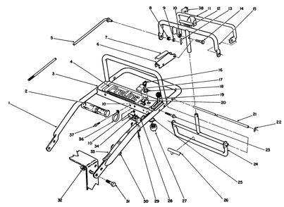 Part Location Diagram of 82-7720 Toro Decal-Proline