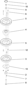 Part Location Diagram of 2410-30 Toro Cap-Plastic