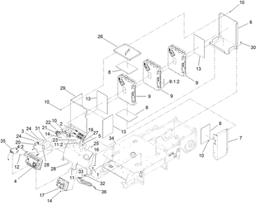 Battery Assembly Diagram and Parts List for 68037 413000000 - 999999999 Toro Lawn Tractor Accessories
