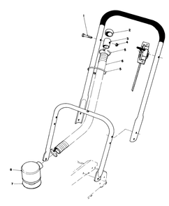 Remote Air Cleaner Kit No. 43-6940 (Optional) Diagram and Parts List for 23450 0000001 - 0999999 Toro Lawn Mower