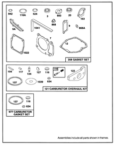 Engine Gts-150 77-8990 Diagram and Parts List for 20325 2000001 - 2999999 Toro Lawn Mower