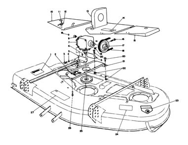 Part Location Diagram of 56-5410 Toro Pulley-Gear Box Input