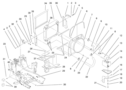 Liquid Cooled Diesel Engine Assembly (Continued) Diagram and Parts List for 73550 8900001 - 8999999 Toro Lawn Tractor