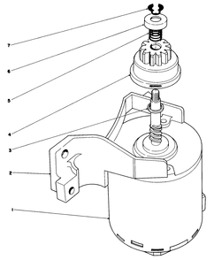 Starter Assembly Diagram and Parts List for 16793 9000001 - 9999999 Toro Lawn Mower