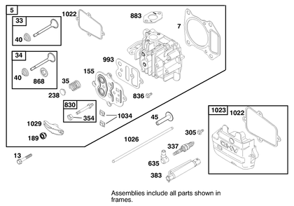 Engine Gts-200 Diagram and Parts List for 26637 8900001 - 8999999 Toro Lawn Mower